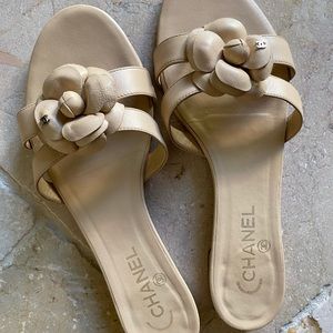 Chanel Camilla flower flat sandal